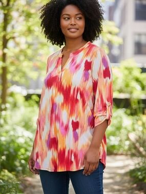 Dear Scarlett Multi-Color Lizzy Tunic